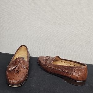 ZELLI OSTRICH LEATHER TASSEL LOAFER BFPM-02-029